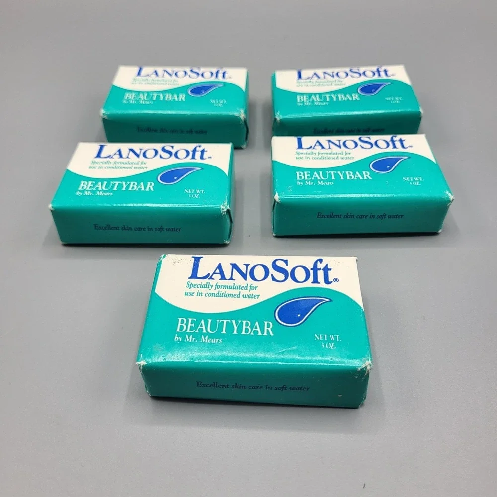 Lanosoft Lot of 5 Vintage Bars by Mr. Mears Beauty Bar Soap New Sealed